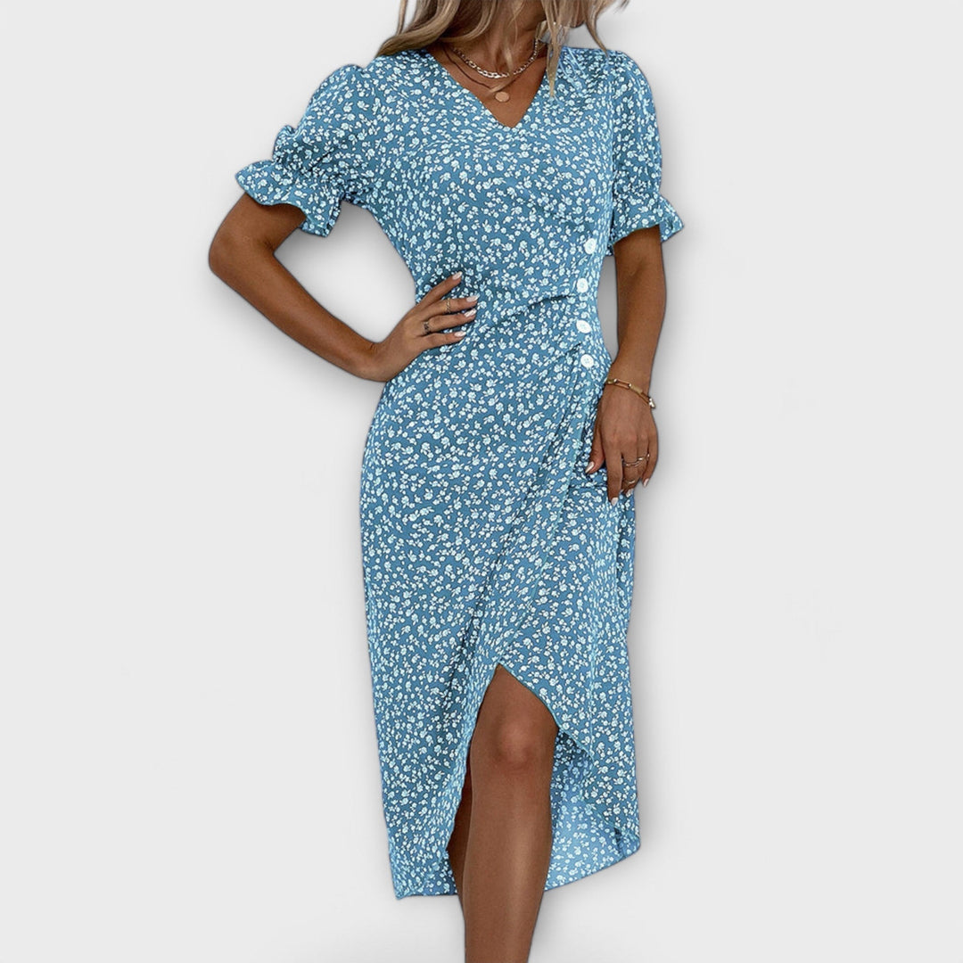 Berlin - Elegant Women's Floral Dress