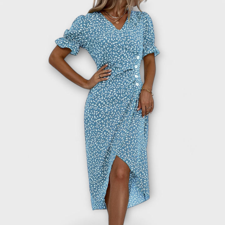 Berlin - Elegant Women's Floral Dress