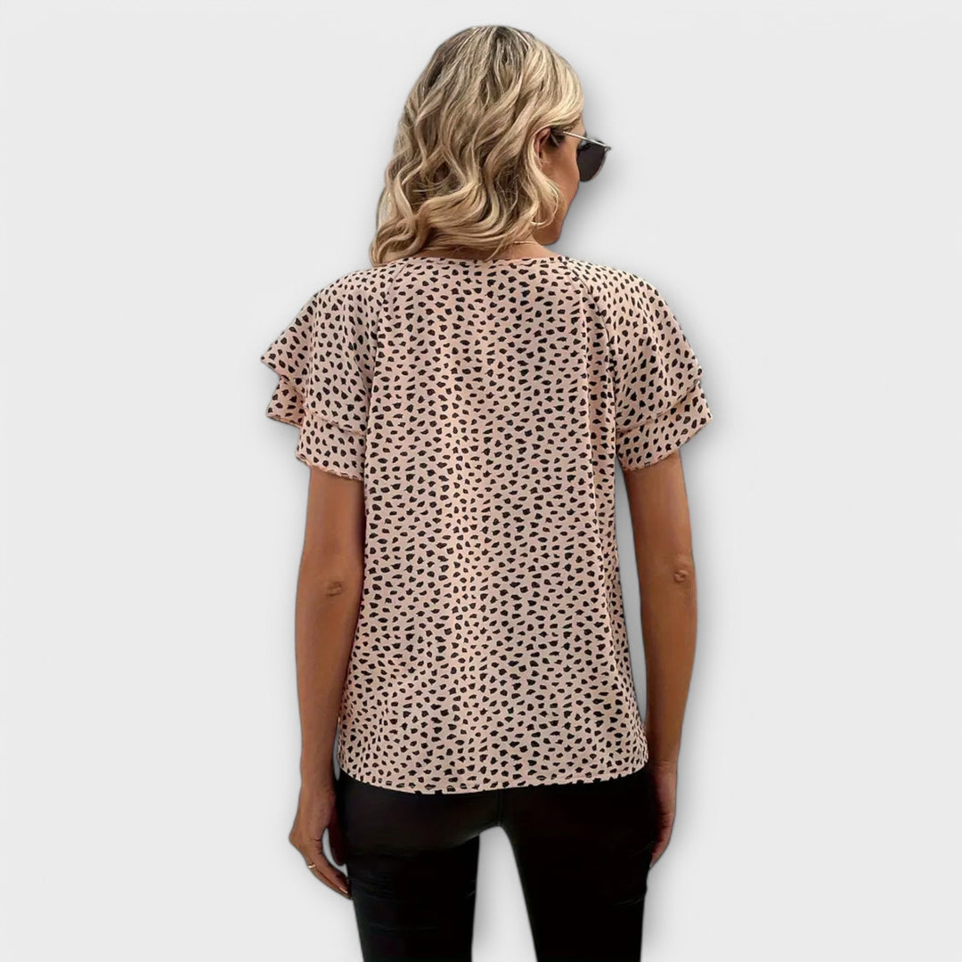 Emily | Blouse with Allover Print