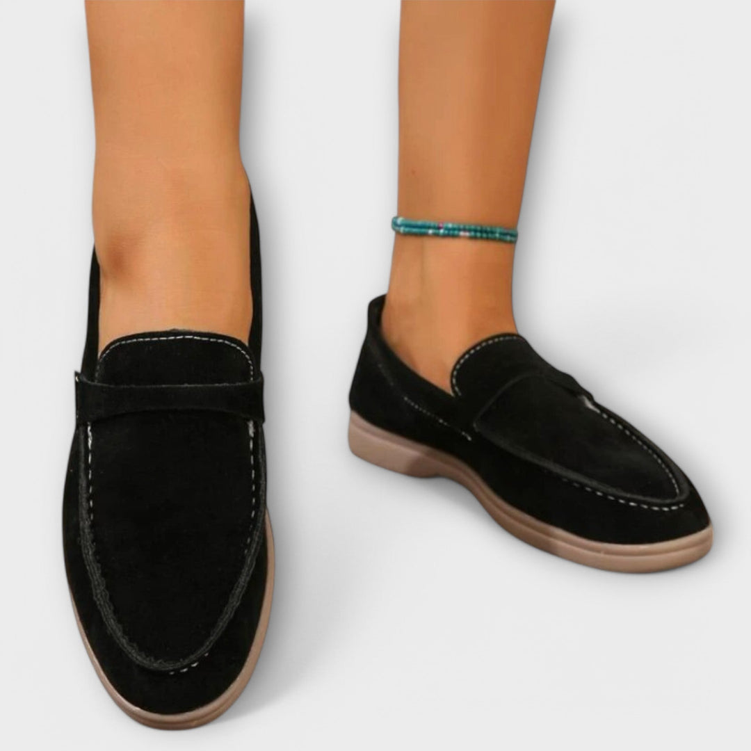 Elegant Women's Suede Loafers