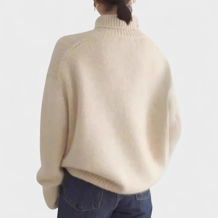 Edith | High Collar Cashmere Jumper