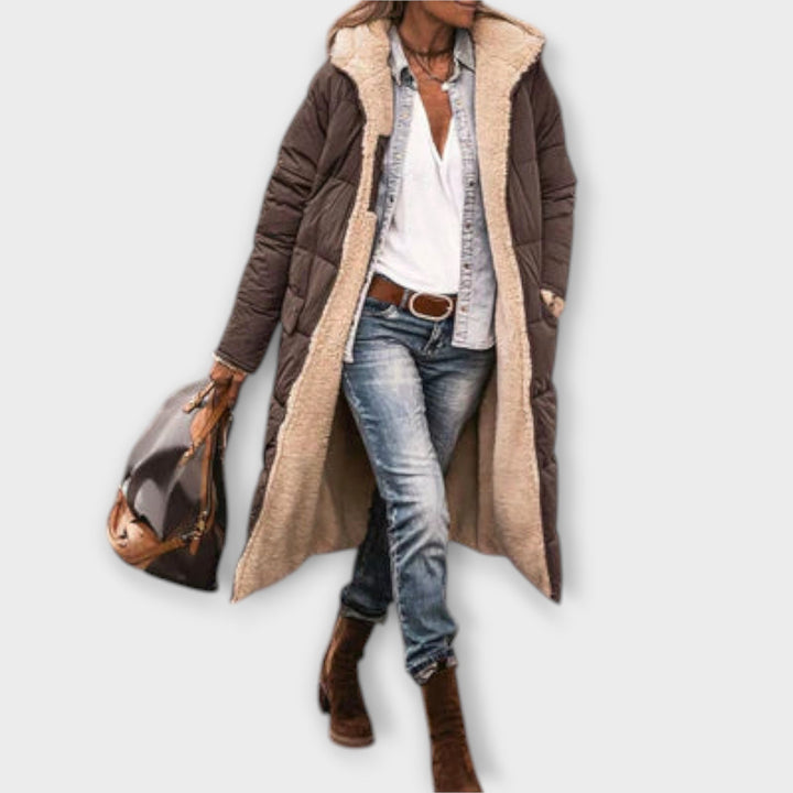 Kora – Cosy Fur-Lined Coat