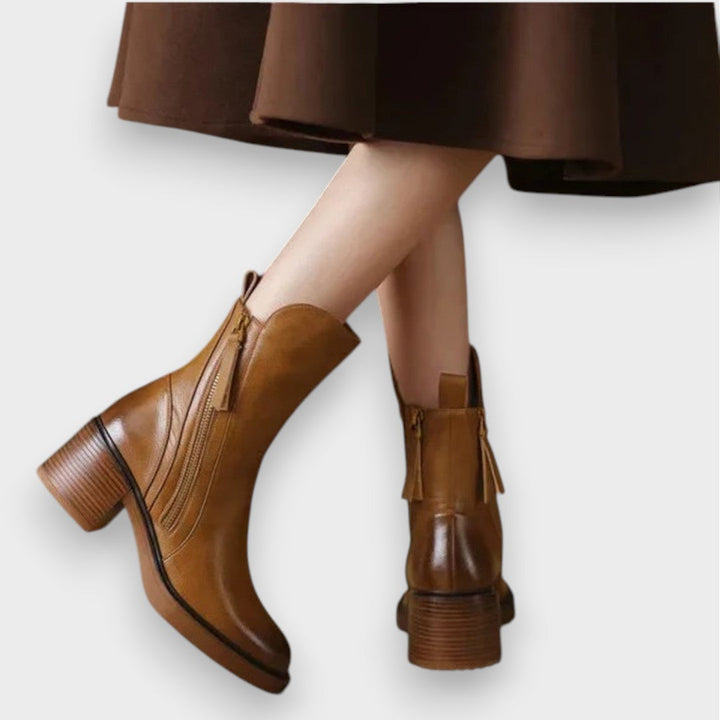 Klara | Leather Ankle Boots