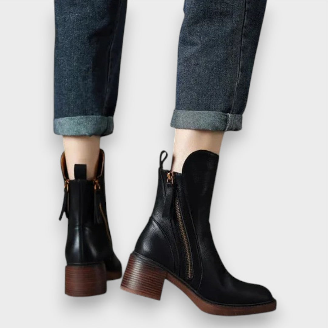 Klara | Leather Ankle Boots