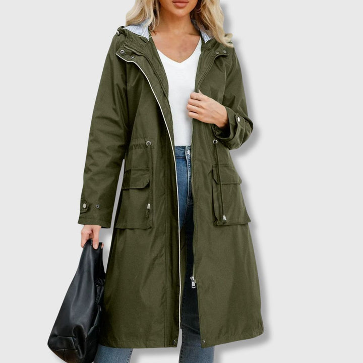 Julia | Stylish Trench Coat with Hood