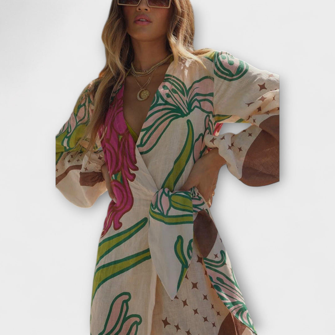 Tracey - Tie-Waist Maxi Dress