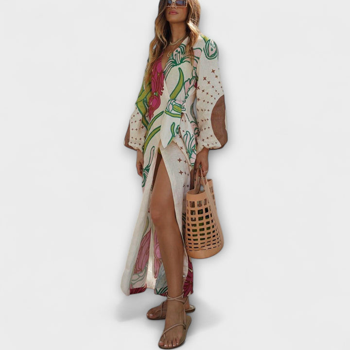 Tracey - Tie-Waist Maxi Dress