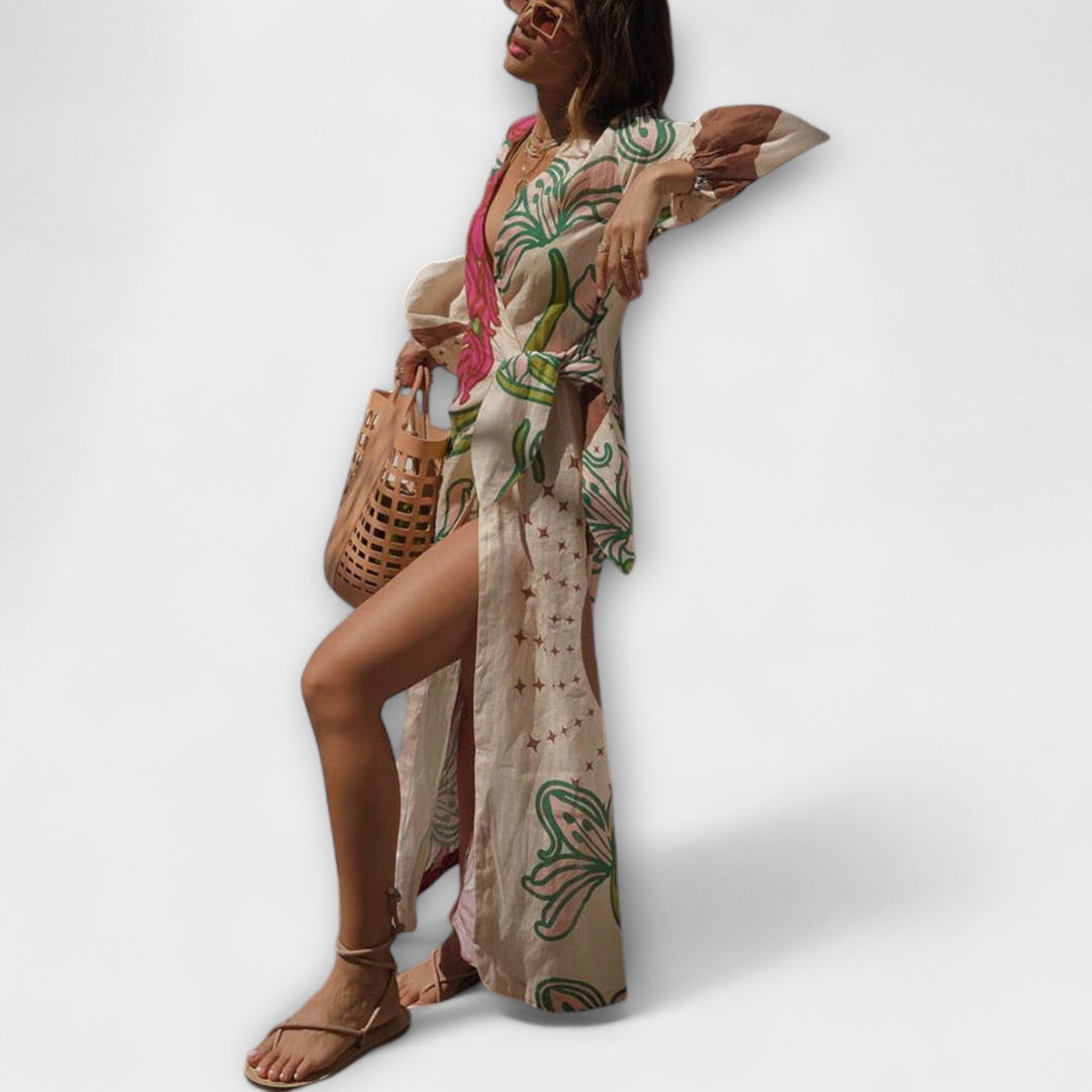 Tracey - Tie-Waist Maxi Dress