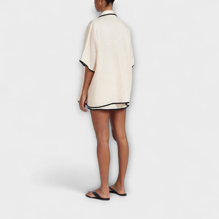 Grace - Black Coordinated Skirt Set