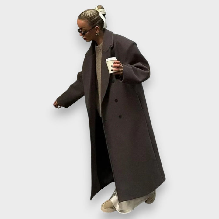 Viola | Oversized Coat in Wool Blend