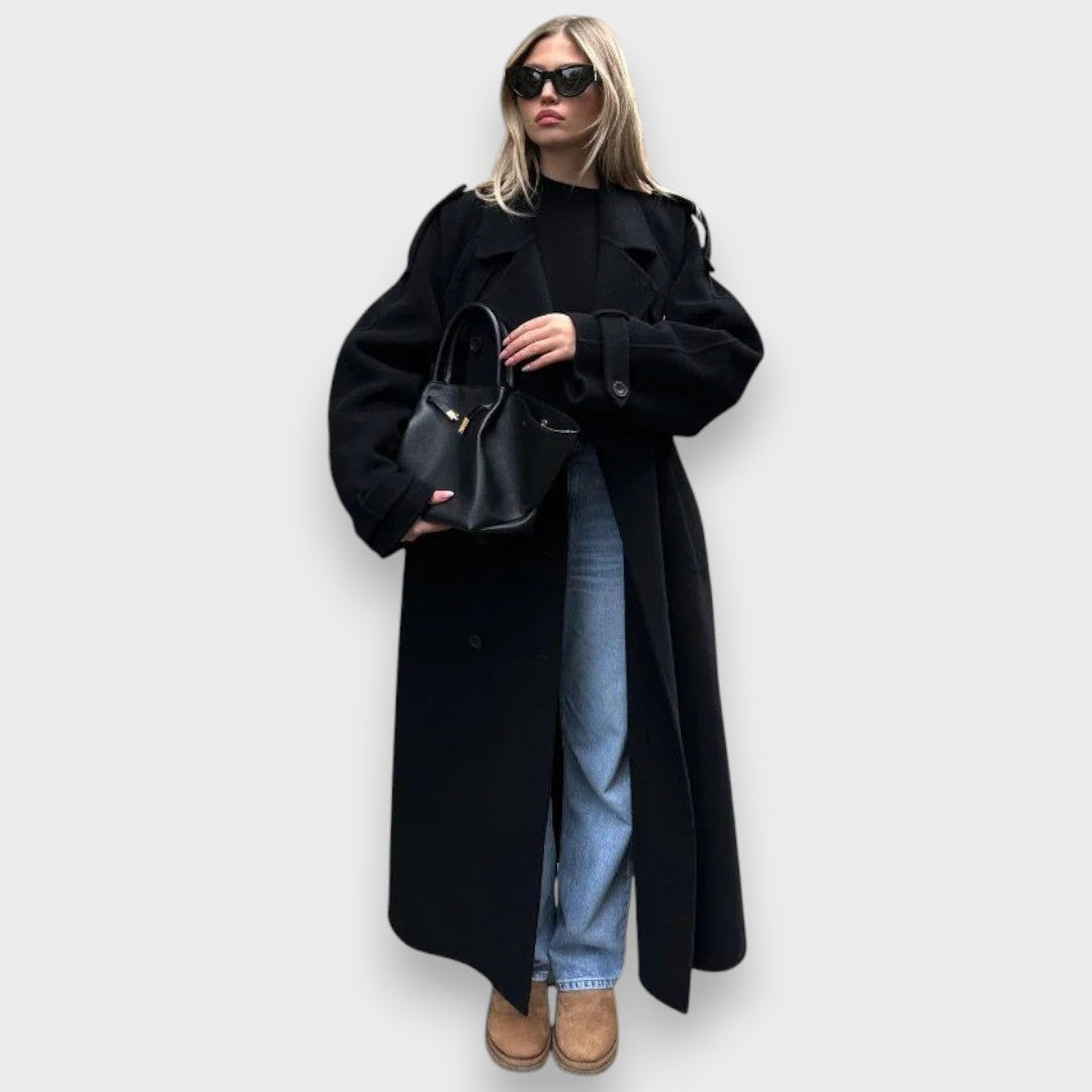 Lucie | Oversized Wool Blend Coat