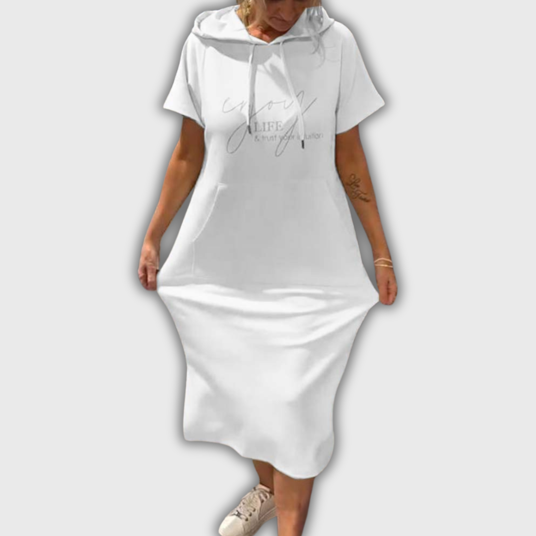 Saskia - Casual Hooded Dress