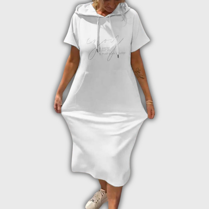 Saskia - Casual Hooded Dress