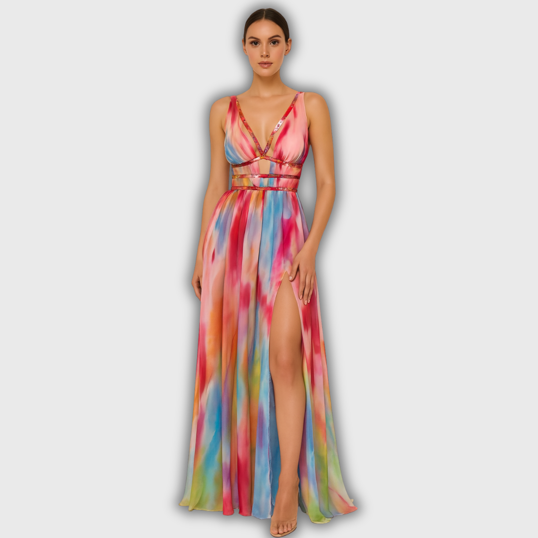 Freya | Printed Maxi Dress