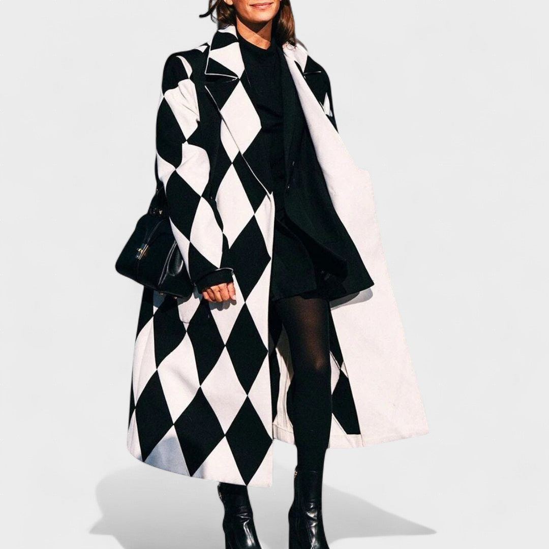 Flavia | Elegant Longline Coat