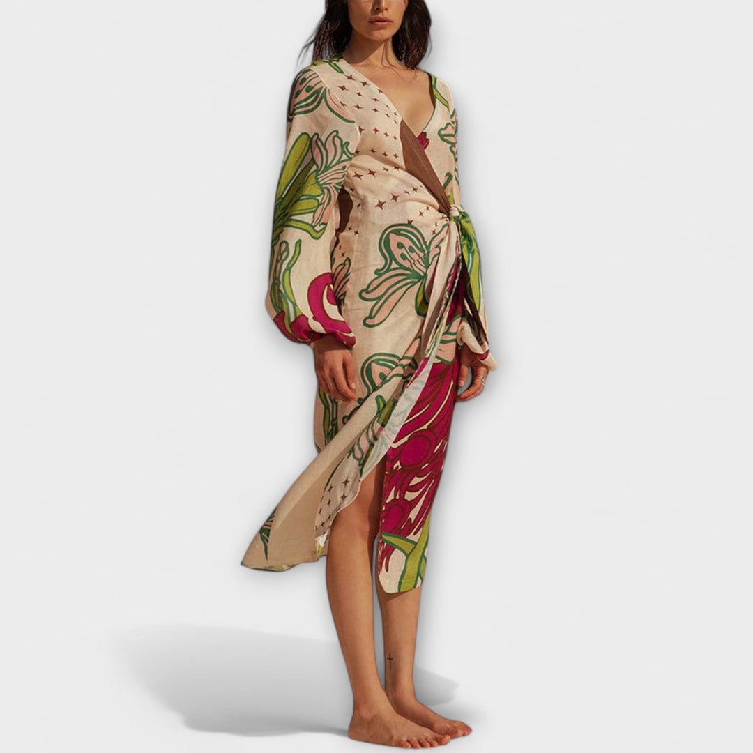 Tracey - Tie-Waist Maxi Dress