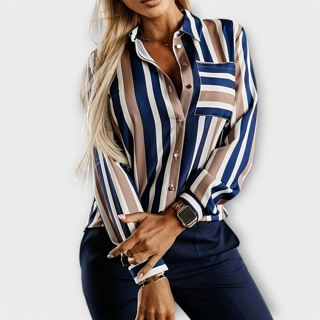 Emily – Casual and Relaxed: The Striped Blouse