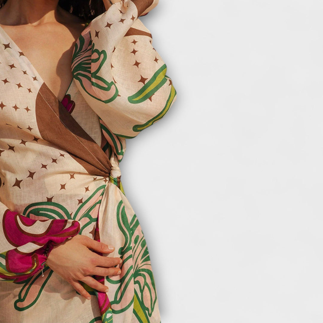 Tracey - Tie-Waist Maxi Dress