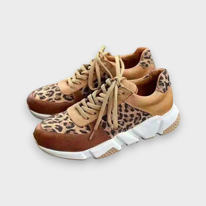 Nuria | Comfortable Leopard Sneakers